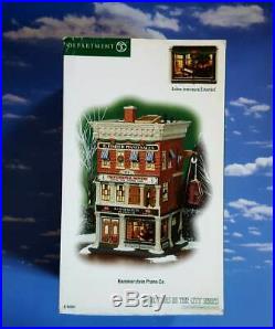DEPT 56 Christmas in the City HAMMERSTEIN PIANO COMPANY! Rare, Excellent