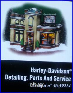 DEPT 56 Christmas in the City HARLEY-DAVIDSON DETAILING, PARTS And SERVICE