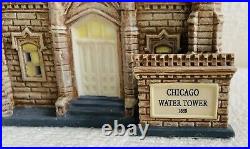 DEPT 56 Christmas in the City HISTORIC CHICAGO WATER TOWER! Historical Landmark