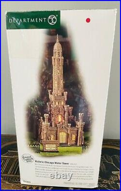 DEPT 56 Christmas in the City HISTORIC CHICAGO WATER TOWER! Historical Landmark