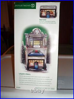DEPT 56 Christmas in the City LAFAYETTE'S BAKERY NIB READ