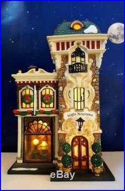 DEPT 56 Christmas in the City LIGHT NOUVEAU plus A BRIGHT NEW PURCHASE