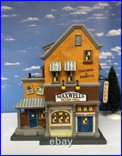 DEPT 56 Christmas in the City MAXWELL'S BLUES HALL! Juke Joint, Speakeasy, Music DEPT 56 Christmas in the City MAXWELL'S BLUES HALL! Juke Joint, Speakeasy, Music