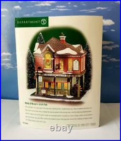 DEPT 56 Christmas in the City MOLLY O'BRIEN'S IRISH PUB! Beer, Ale, Bar, Perfect