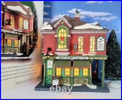 DEPT 56 Christmas in the City MOLLY O'BRIEN'S IRISH PUB! Beer, Ale, Excellent