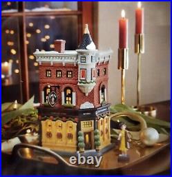 DEPT 56 Christmas in the City WELCOMING CHRISTMAS Gift Set, Rare, Lit Candles