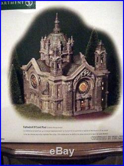 DEPT 56 Christmas in the city CATHEDRAL OF SAINT PAUL Patina Dome Edition