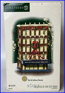 DEPT 56 ED SULLIVAN THEATER Christmas In The City with Box & Light #56.59233