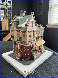 DEPT 56 Heritage Village JOHNSON'S GROCERY & DELI Lighted Christmas in the City