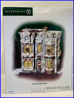 DEPT 56 LOWRY HILL APARTMENTS CHRISTMAS IN THE CITY New In Box
