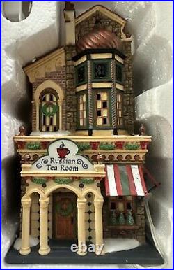 DEPT 56 Russian Tea Room 59245 Christmas In The City NIB FREE & FAST SHIPPING