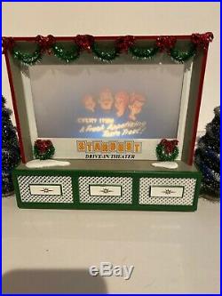 DEPT 56 SNOW VILLAGE STARDUST DRIVE-IN THEATER Christmas
