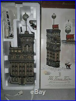 DEPT 56 Special Edition Gift Set THE TIMES TOWER in original box Times Square