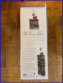 DEPT 56 The Times Tower Special Edition Gift Set, Christmas in the City, NIB