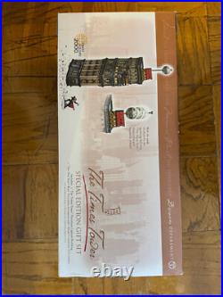 DEPT 56 The Times Tower Special Edition Gift Set, Christmas in the City, NIB
