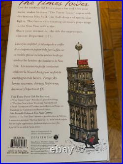 DEPT 56 The Times Tower Special Edition Gift Set, Christmas in the City, NIB