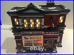 Department 56 #2 Christmas in the City Harley Davidson City Dealership 56.59202