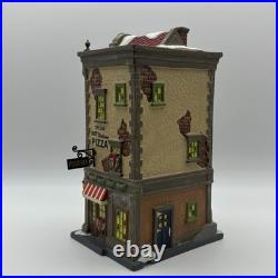 Department 56 #4056623 Sal's Pizza & Pasta Christmas In The City Village EUC