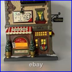 Department 56 #4056623 Sal's Pizza & Pasta Christmas In The City Village EUC