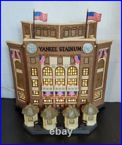 Department 56 58923 Yankee Stadium Christmas in the City New York IOB withLight