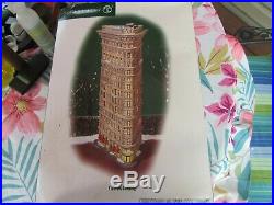 Department 56 59260 Christmas In The City Flatiron Building Rare Piece Complete
