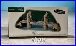Department 56 Brooklyn Bridge Christmas in the City NIB Retired RARE