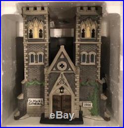 Department 56 CHRISTMAS IN THE CITY Cathederal Church Of St Mark 1498 of 17,500