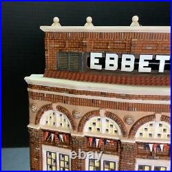 Department 56 CHRISTMAS IN THE CITY EBBETS FIELD Brooklyn Dodgers With Box 2002