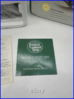Department 56 Central Synagogue Christmas in the City Series Historical Landmark