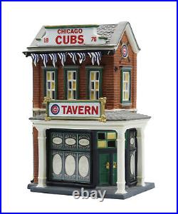Department 56, Chicago Cubs Tavern, Christmas In The City (59228) NIB