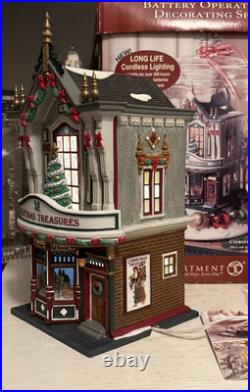 Department 56 Christmas In The City 2004 Treasures Shop Store 56.59240 CIC Department 56 Christmas In The City 2004 Treasures Shop Store 56.59240 CIC
