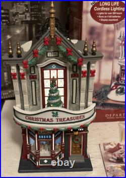 Department 56 Christmas In The City 2004 Treasures Shop Store 56.59240 CIC