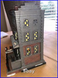 Department 56 Christmas In The City 21 Club perfect used condition
