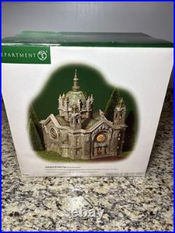 Department 56 Christmas In The City Cathedral of Saint Paul withBox/Light-MINT