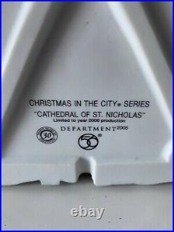 Department 56 Christmas In The City Cathedral of St. Nicholas 30th Anniversary