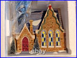 Department 56 Christmas In The City Church Of The Holy Light Holiday Gift Set