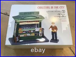 Department 56 Christmas In The City City News, Evening Edition Rare HTF