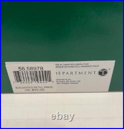 Department 56 Christmas In The City City Zooligical Garden 56.58978 NIB