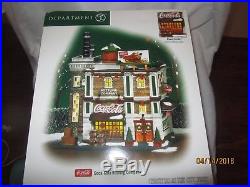 Department 56 Christmas In The City Coca Cola Bottling Company BRAND NEW