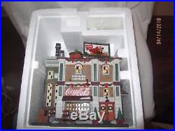 Department 56 Christmas In The City Coca Cola Bottling Company BRAND NEW
