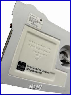 Department 56 Christmas In The City Coca-Cola Soda Fountain Building Rare VTG