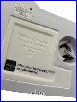 Department 56 Christmas In The City Coca-Cola Soda Fountain Building Rare VTG