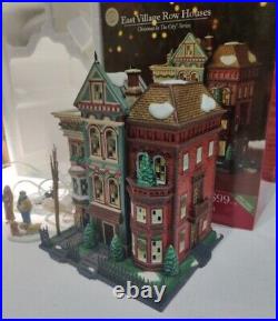Department 56 Christmas In The City East Village Row Houses Building Decor