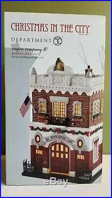 Department 56 Christmas In The City Engine Company 10 Retired 4020172