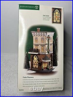 Department 56 Christmas In The City Foster Pharmacy # 58916