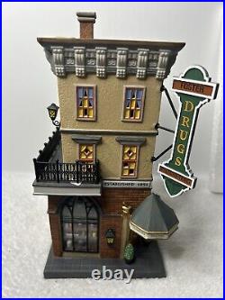 Department 56 Christmas In The City Foster Pharmacy # 58916