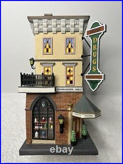 Department 56 Christmas In The City Foster Pharmacy # 58916