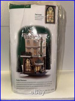Department 56 Christmas In The City- Foster Pharmacy- Great Condition Department 56 Christmas In The City- Foster Pharmacy- Great Condition