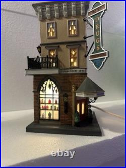 Department 56 Christmas In The City- Foster Pharmacy- Great Condition Department 56 Christmas In The City- Foster Pharmacy- Great Condition