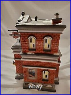 Department 56 Christmas In The City Harley Davidson City Dealership 59202- Works